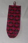Pink/red Butterflies Design Homemade Fabric Grocery Bag Holder. Fixed Price $8.25.
