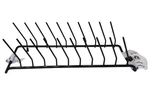 New Ikea Rinnig Dark Gray Patterned Plate Holder 28X8 Cm (11X3 ") 703.872.58. Fixed Price $14.54.