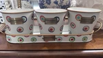 Mackenzie Childs Lunares Herb Pots, Set Of 3 New. Fixed Price $39.99.