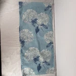 71 X 16 Light Blue Semi-sheer Floral Table Runner By Saro Lifestyle. Fixed Price $10.49.