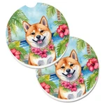 Carolines Treasures DAC6520CARC 2.5 X In. Shiba Inu Luau Cup Holder C.... Fixed Price $23.36.