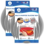 Pack 2,KOOMALL 12 10 8 Inch Multi-use Microwave Mat, Trivet, Pot Holders, Drying. Fixed Price $53.02.