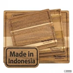 The Chalgroves Indonesian Acacia Wood Cutting Board Set Of 3 Fsc Certified. Fixed Price $54.99.
