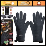 Kitchen Perfection Silicone Smoker Oven Gloves-extreme Heat Resistant Bbq. Fixed Price $48.99.