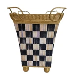 Mackenzie Inspired Cache Pot Planter Hand Crafted Courtly Check 9. Fixed Price $49.00.