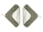 Dual-side Flame Fire-retardant/terry Cloth Pot Holder, Square. Fixed Price $26.57.