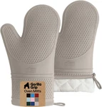 Bpa-free Soft Silicone Oven Mitts, 550F Heat Resistant Waterproof Cooking Safety. Fixed Price $35.46.