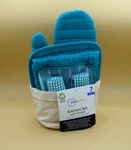 Mainstays 7-PEICE Kitchen Set Teal Sachet. Fixed Price $14.99.