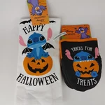 Disney Stitch Happy Halloween Tricks For Treats Kitchen Towel & Oven Mitts Set. Fixed Price $32.14.