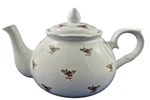 Dot Rose Fine Bone China Made England Adderley Teapot 6 Cup 44OZ New Unused. Fixed Price $79.99.