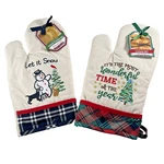 2X New Anastasia Gourmet Home Warms The Heart Holiday Oven Mitt. Fixed Price $15.92.