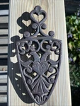 Vintage Antique Cast Iron Trivet Pot Spoon Rest Love Birds Rustic Primitive. Fixed Price $14.59.