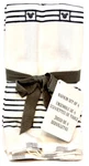 Disney Parks Homestead Mickey Icon Stripes Kitchen Napkins Set /4 Neutral Linen. Fixed Price $36.41.