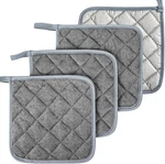 Pot For Kitchen - Maqihan 4 Pcs Cotton Set Hot Dark Grey. Fixed Price $10.51.