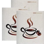 Swedish Set 3 Each Steaming Coffee. Fixed Price $9.95.