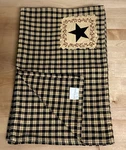 Primative Park Designs Woven Placemats Country Star Appliqu Plaid 4 Pc Set. Fixed Price $29.95.