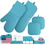 Silicone Oven Mitts Pot Holder KITCHEN-TOWELS100% Cotton Dish For. Fixed Price $60.33.