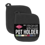 Ritz Terry Potholder & Hot Pad: Unparalleled Heat Resistant, 2-PACK, Black. Fixed Price $20.39.