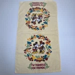 Disney Mickey And Minnie Mouse Kitchen Dish Towel Retro Thankful Friends. Fixed Price $8.00.