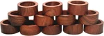 Handmade Wooden Napkin Rings Holder For Dinning Table Parties Everyday Set Of 12. Fixed Price $14.38.