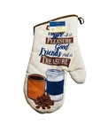 Hc Good Coffee Is Pleasure Friends Are TREASURE.7X13 Oven Mitt. Fixed Price $9.88.