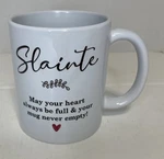 Sl Inte Mug Irish Cheers Coffee Tea Cup Cozy Celtic Style Kitchen. Fixed Price $12.98.