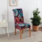 4/6 Pieces Elastic Printed Dining Chair Covers Furniture Protectors Home Decor. Fixed Price $25.99.