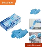 Duraskin T2010W Blue Nitrile Disposable Gloves 3.5 Mil, X-large Box Of 100. Fixed Price $29.44.