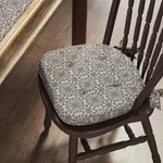 Custom House Primitive Black 16.5X18 Chair Pads, Set Of Vhc Brands. Fixed Price $114.95.