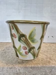 Vintage John Taylor Louisville Stoneware Ky Bamboo Design House Planter Pot. Fixed Price $9.50.