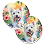 Carolines Treasures DAC6535CARC 2.5 X In. Westie Luau Cup Holder Coas.... Fixed Price $23.36.