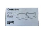 Ikea Omsesidig- Limited Edition Soup Bowl 3 Pcs Dwsign Liliana Ovalle New. Fixed Price $35.20.