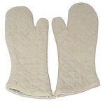 Nouvelle Legende Quilted Cotton Terry Oven Mitts For 17 X In, Beige. Fixed Price $21.82.