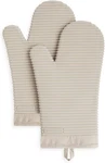 Kitchenaid Ribbed Soft Silicone Oven Mitt 2-PACK Set, 7.5"X13", Milkshake. Fixed Price $28.25.