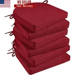 High Density Foam Chair Cushions Set Of 6 Slip Resistant Kitchen Seat Pads New. Fixed Price $111.88.