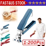 Non-slip Hot Bowl Gripper Anti Scald Tongs Household Plate Clamp Pan Lot. Fixed Price $46.17.