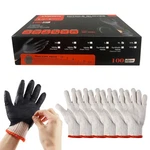 Zfyoung Bbq 6 Cotton Liners And 100 Disposable Nitrile Gloves,wa.... Fixed Price $23.28.