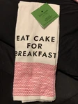 Kate Spade Kitchen Towels (2) Eat Cake For Breakfast. Fixed Price $14.99.