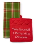 Park Designs Have Yourself Merry Little Christmas Potholder & Dish Towel Set. Fixed Price $11.15.