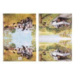 Ashdene Tea Towels Working Dogs Vehicles Cotton Dish Cloths Set 2. Fixed Price $28.60.