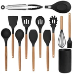 Lanzo Design Kitchen Set, 13 Pcs Non-stick Silicone Cooking Spa. Fixed Price $50.27.