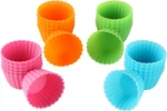 Bakerpan Silicone Mini Cupcake Holders, Liners, 24 Pack (multi). Fixed Price $20.99.