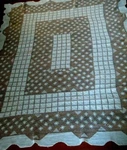 Victorian Authentic Tablecloth Kitchen Knotted Filet Lace Darned Design 56X70". Fixed Price $65.99.