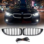 Gloss Black Front Kidney Grill W/ Led Light For Bmw F32 F33 F36 420I 428I F80 M4. Fixed Price $89.98.