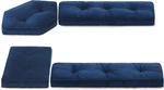 4-PIECE Blue Breakfast Nook Cushion Set For Kitchen Dining Benches. Fixed Price $144.99.