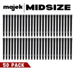 Majek Mens Tour Pro Black Midsize Logo Golf Grips Bulk Pack - 50. Fixed Price $99.95.