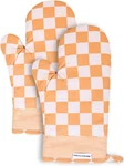 Portia & Bloom Oven Heat Resistant 12" X 5.5" Silicone Mitts, Cott. Fixed Price $26.71.
