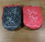 Minnie & Mickey Mouse Mini Oven Mitt Set Red Black Disney. Fixed Price $9.99.
