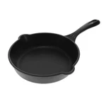 Victoria 8-INCH Cast Iron Skillet Pre-seasoned Frying Pan Long Handle Kitchen. Fixed Price $33.99.