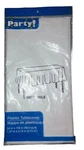 Party! Plastic Tablecover. 54 X 108 Inches. New Package. White. Rectangle.. Fixed Price $13.98.